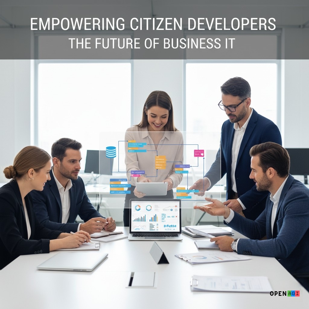 Citizen developers are transforming business IT by creating and deploying applications without traditional development roles. This empowers organizations to innovate faster and respond to changing business needs.